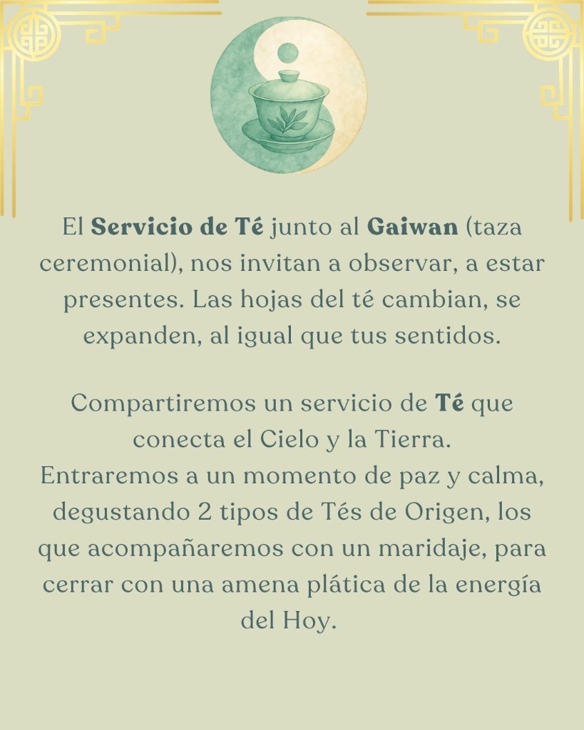 Servicio de té con Gaiwan ceremonial