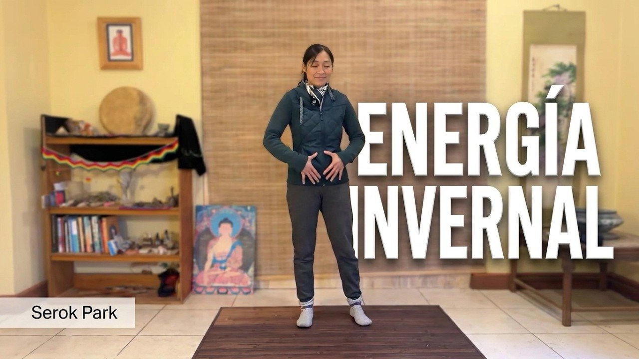 Serok Park guiando una práctica de Qigong invernal